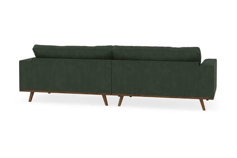 Copenhagen 4-sits Manchestersoffa - Mörkgrön - Möbler - Vardagsrum - Soffor - 4-sits soffor