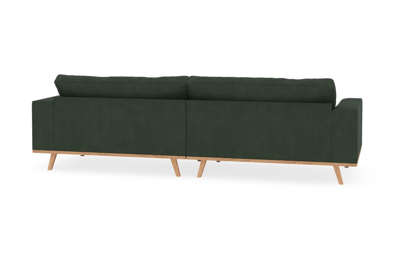 Copenhagen 4-sits Manchestersoffa - Mörkgrön - Möbler - Vardagsrum - Soffor - 4-sits soffor