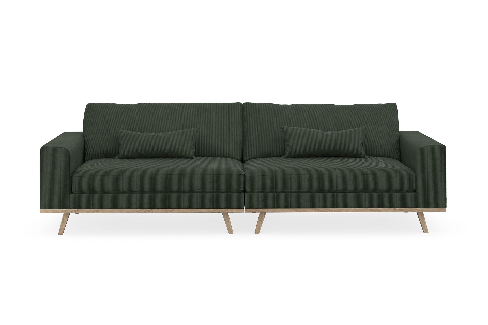 copenhagen 4-sits manchestersoffa - mörkgrön