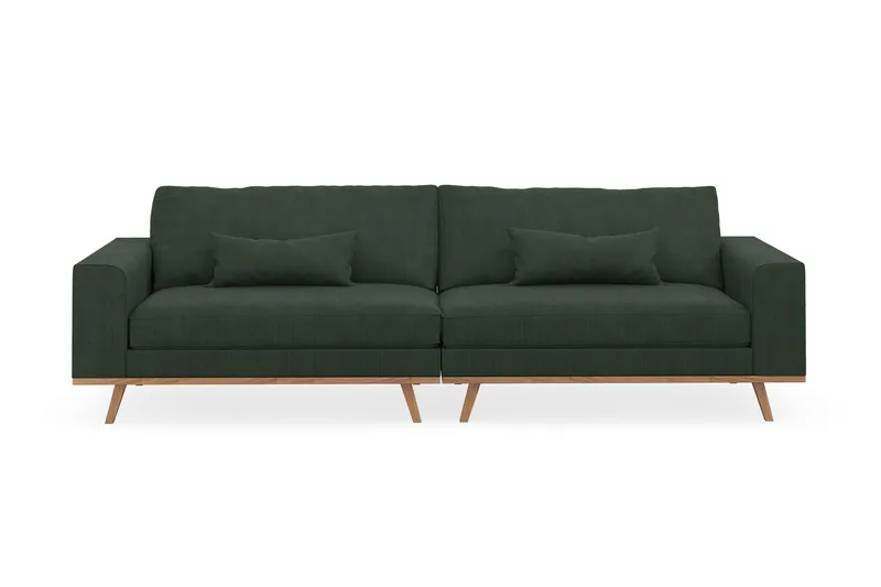 Copenhagen 4-sits Manchestersoffa - Mörkgrön - Möbler - Vardagsrum - Soffor - 4-sits soffor