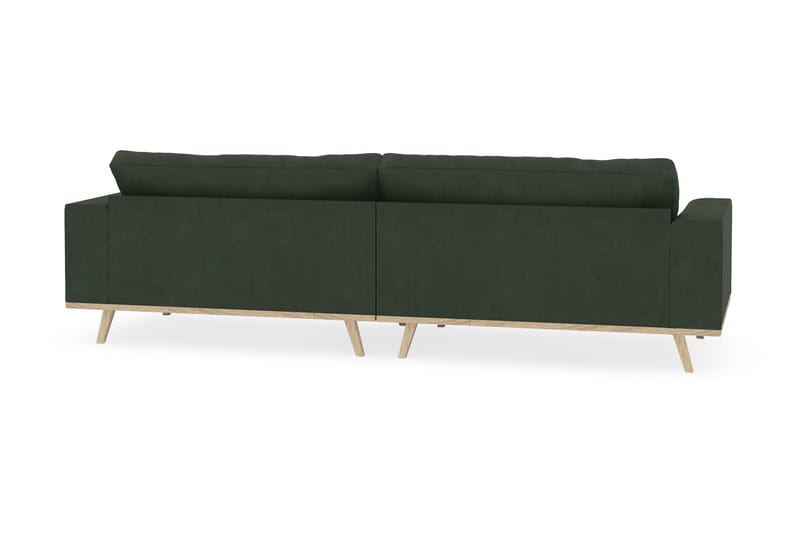 Copenhagen 4-sits Manchestersoffa - Mörkgrön - Möbler - Vardagsrum - Soffor - 4-sits soffor