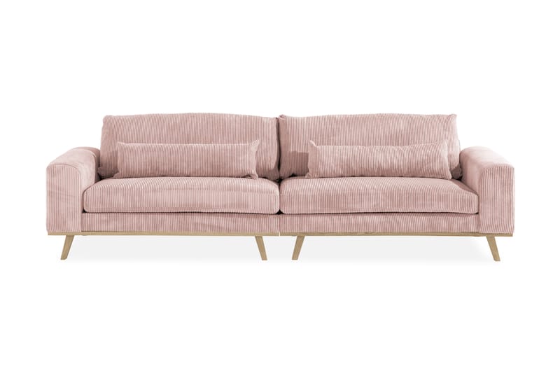 Copenhagen 4-sits Manchestersoffa - Rosa - Möbler - Vardagsrum - Soffor - 4-sits soffor