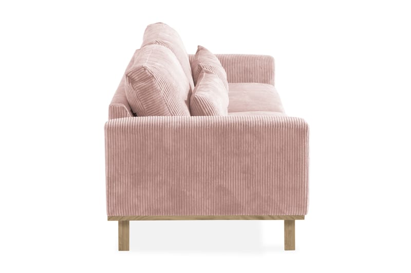 Copenhagen 4-sits Manchestersoffa - Rosa - Möbler - Vardagsrum - Soffor - 4-sits soffor