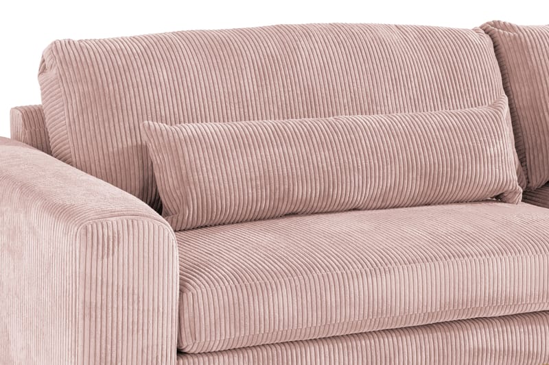 Copenhagen 4-sits Manchestersoffa - Rosa - Möbler - Vardagsrum - Soffor - 4-sits soffor