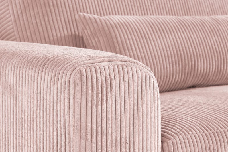 Copenhagen 4-sits Manchestersoffa - Rosa - Möbler - Vardagsrum - Soffor - 4-sits soffor