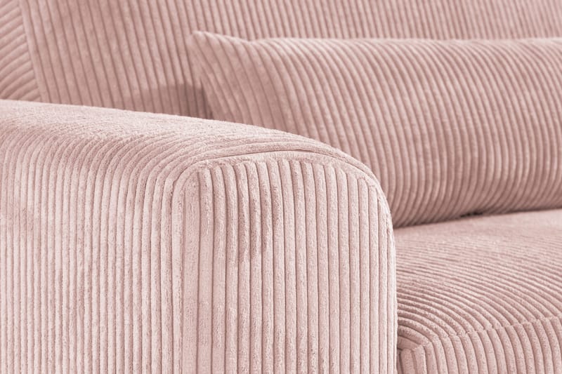 Copenhagen 4-sits Manchestersoffa - Rosa - Möbler - Vardagsrum - Soffor - 4-sits soffor