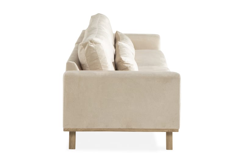 Copenhagen 4-sits Sammetssoffa - Beige - Möbler - Vardagsrum - Soffor - 4-sits soffor
