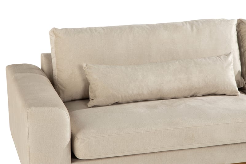 Copenhagen 4-sits Sammetssoffa - Beige - Möbler - Vardagsrum - Soffor - 4-sits soffor