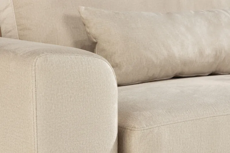 Copenhagen 4-sits Sammetssoffa - Beige - Möbler - Vardagsrum - Soffor - 4-sits soffor