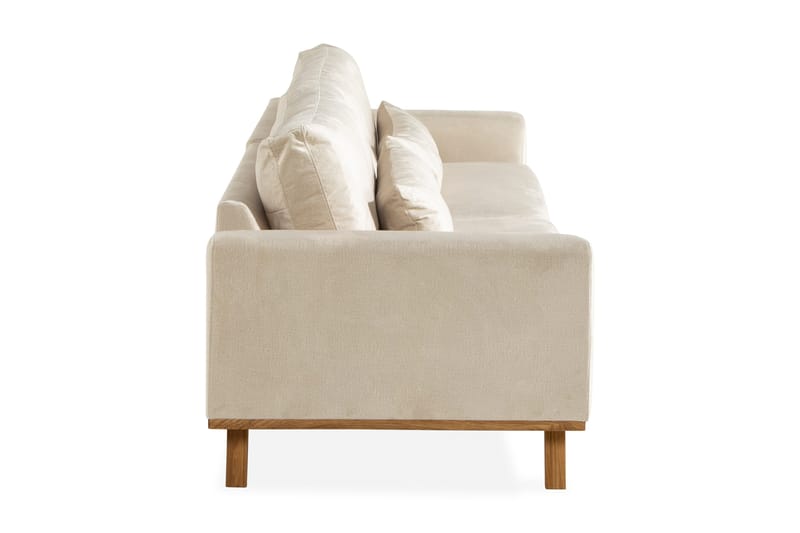 Copenhagen 4-sits Sammetssoffa - Beige - Möbler - Vardagsrum - Soffor - 4-sits soffor