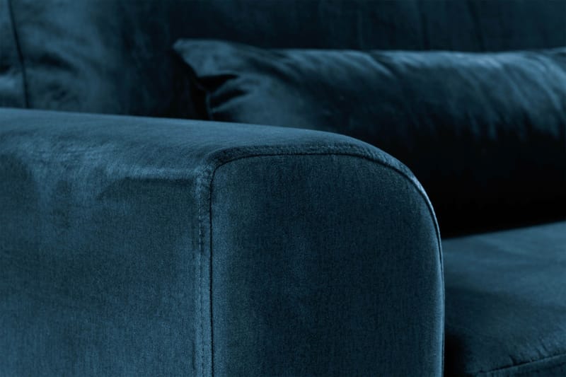 Copenhagen 4-sits Sammetssoffa - Blå - Möbler - Vardagsrum - Soffor - 4-sits soffor