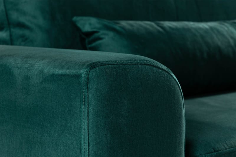 Copenhagen 4-sits Sammetssoffa - Grön - Möbler - Vardagsrum - Soffor - 4-sits soffor