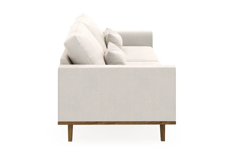 Copenhagen 4-sits Sammetssoffa - Krämvit - Möbler - Vardagsrum - Soffor - 4-sits soffor