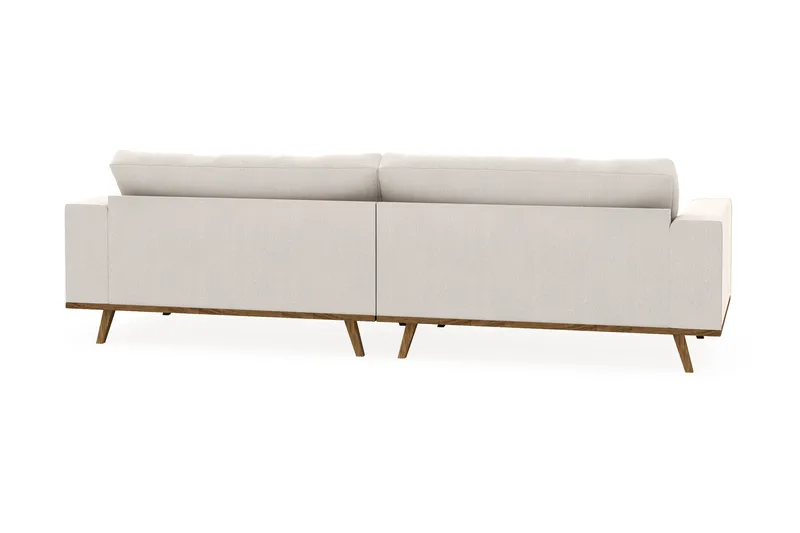 Copenhagen 4-sits Sammetssoffa - Krämvit - Möbler - Vardagsrum - Soffor - 4-sits soffor