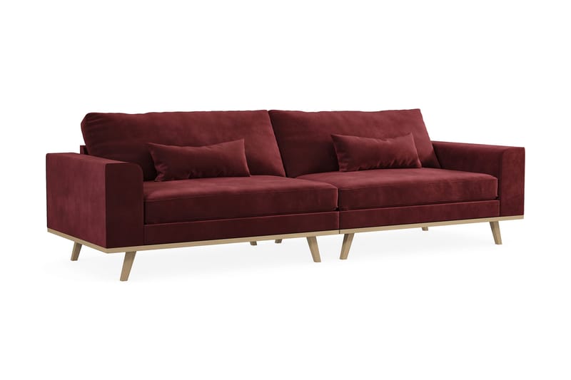 Copenhagen 4-sits Sammetssoffa - Lila - Möbler - Vardagsrum - Soffor - 4-sits soffor