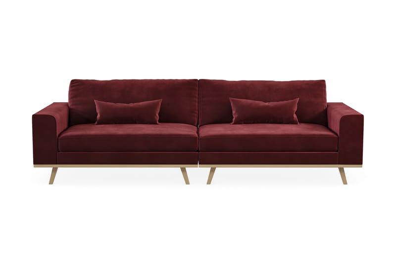 Copenhagen 4-sits Sammetssoffa - Lila - Möbler - Vardagsrum - Soffor - 4-sits soffor