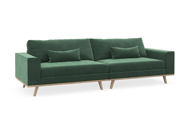 Copenhagen 4-sits Sammetssoffa - Mörkgrön - Möbler - Vardagsrum - Soffor - 4-sits soffor