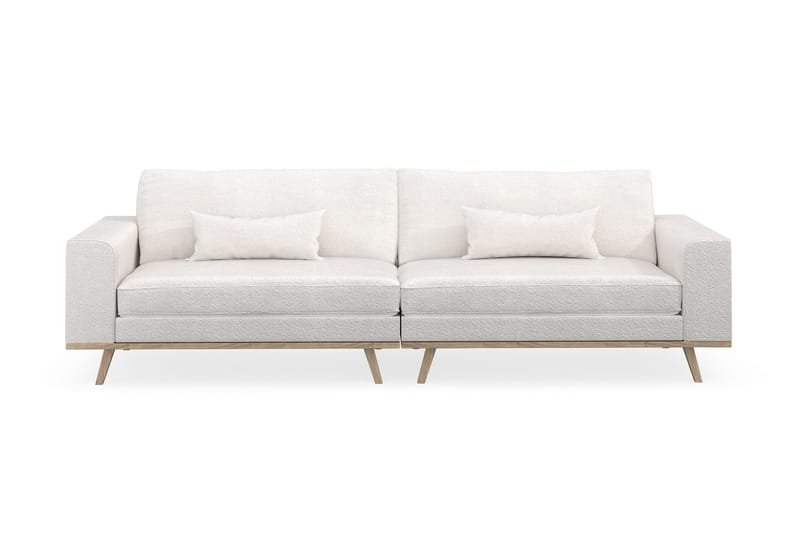 Copenhagen 4-sits Soffa i Bouclé - Vit - Möbler - Vardagsrum - Soffor - 4-sits soffor