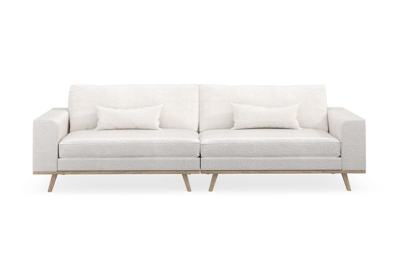 Copenhagen 4-sits Soffa i Bouclé - Vit - Möbler - Vardagsrum - Soffor - 4-sits soffor