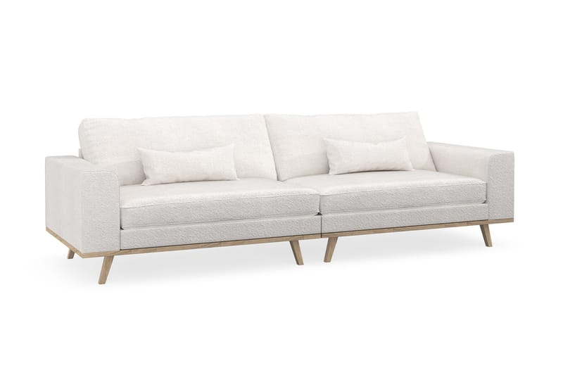 Copenhagen 4-sits Soffa i Bouclé - Vit - Möbler - Vardagsrum - Soffor - 4-sits soffor
