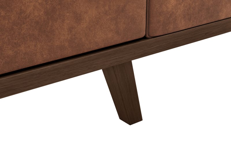 Copenhagen 4-sits Soffa i Konstläder - Brun - Möbler - Vardagsrum - Soffor - 4-sits soffor