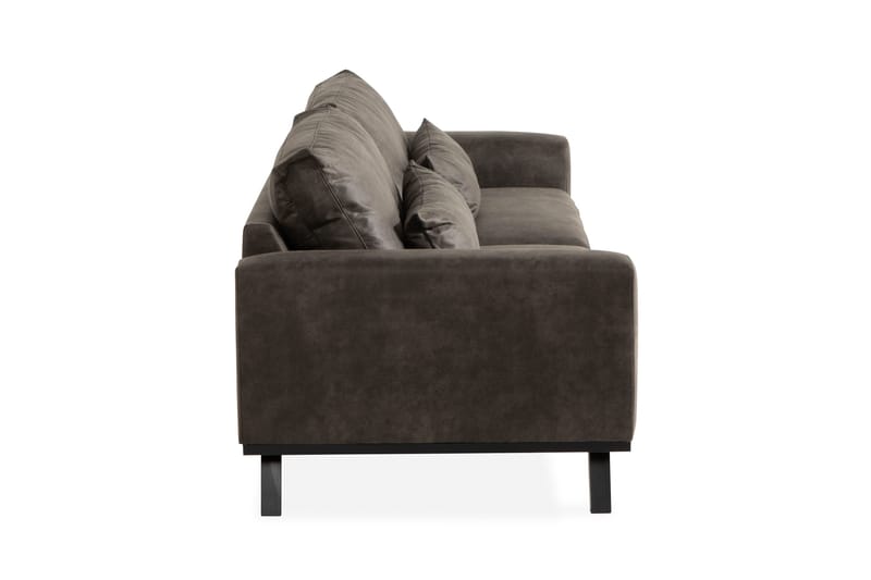 Copenhagen 4-sits Soffa i Konstläder - Mörkgrå - Möbler - Vardagsrum - Soffor - 4-sits soffor
