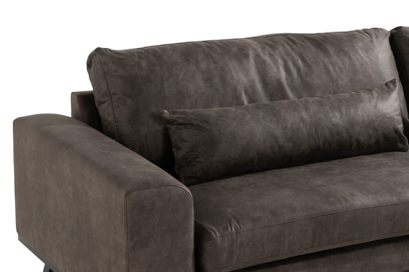 Copenhagen 4-sits Soffa i Konstläder - Mörkgrå - Möbler - Vardagsrum - Soffor - 4-sits soffor