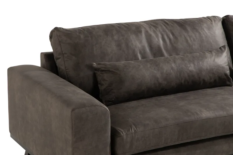 Copenhagen 4-sits Soffa i Konstläder - Mörkgrå - Möbler - Vardagsrum - Soffor - 4-sits soffor