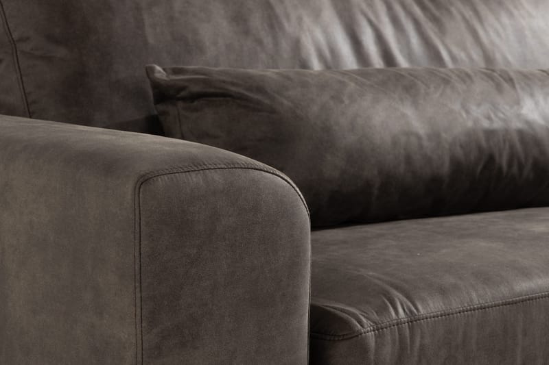 Copenhagen 4-sits Soffa i Konstläder - Mörkgrå - Möbler - Vardagsrum - Soffor - 4-sits soffor