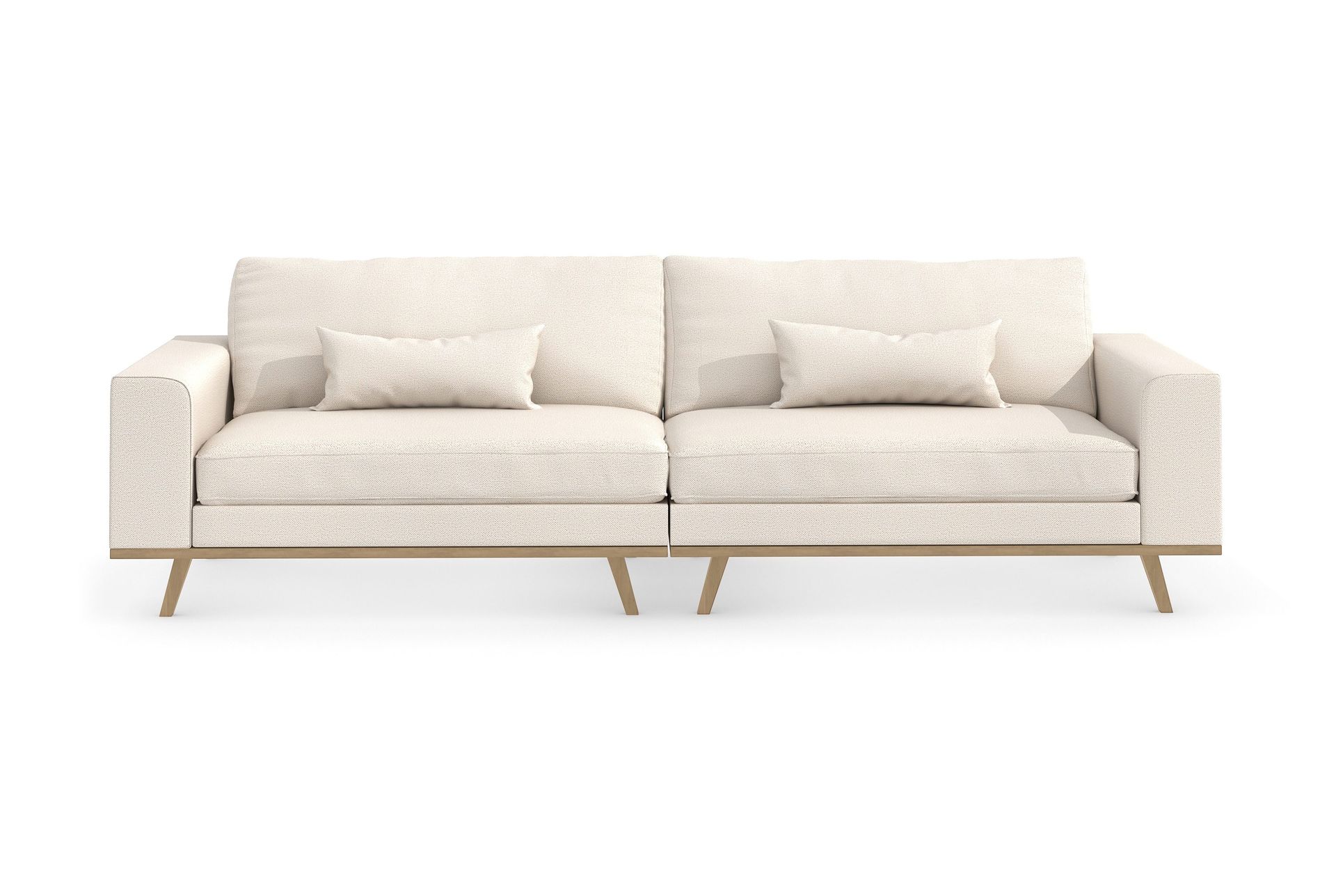 copenhagen 4-sits tygsoffa - beige