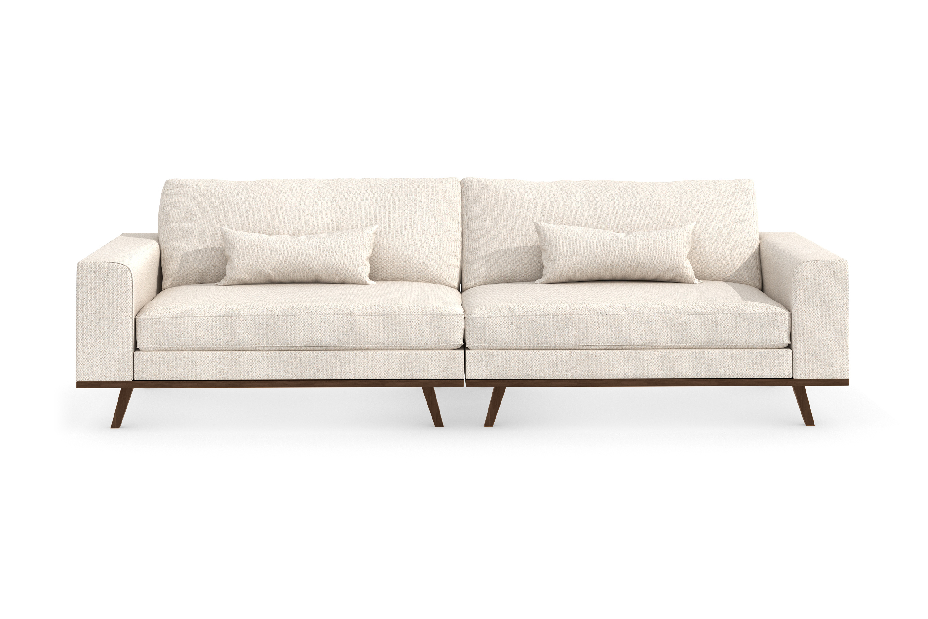 copenhagen 4-sits tygsoffa - beige