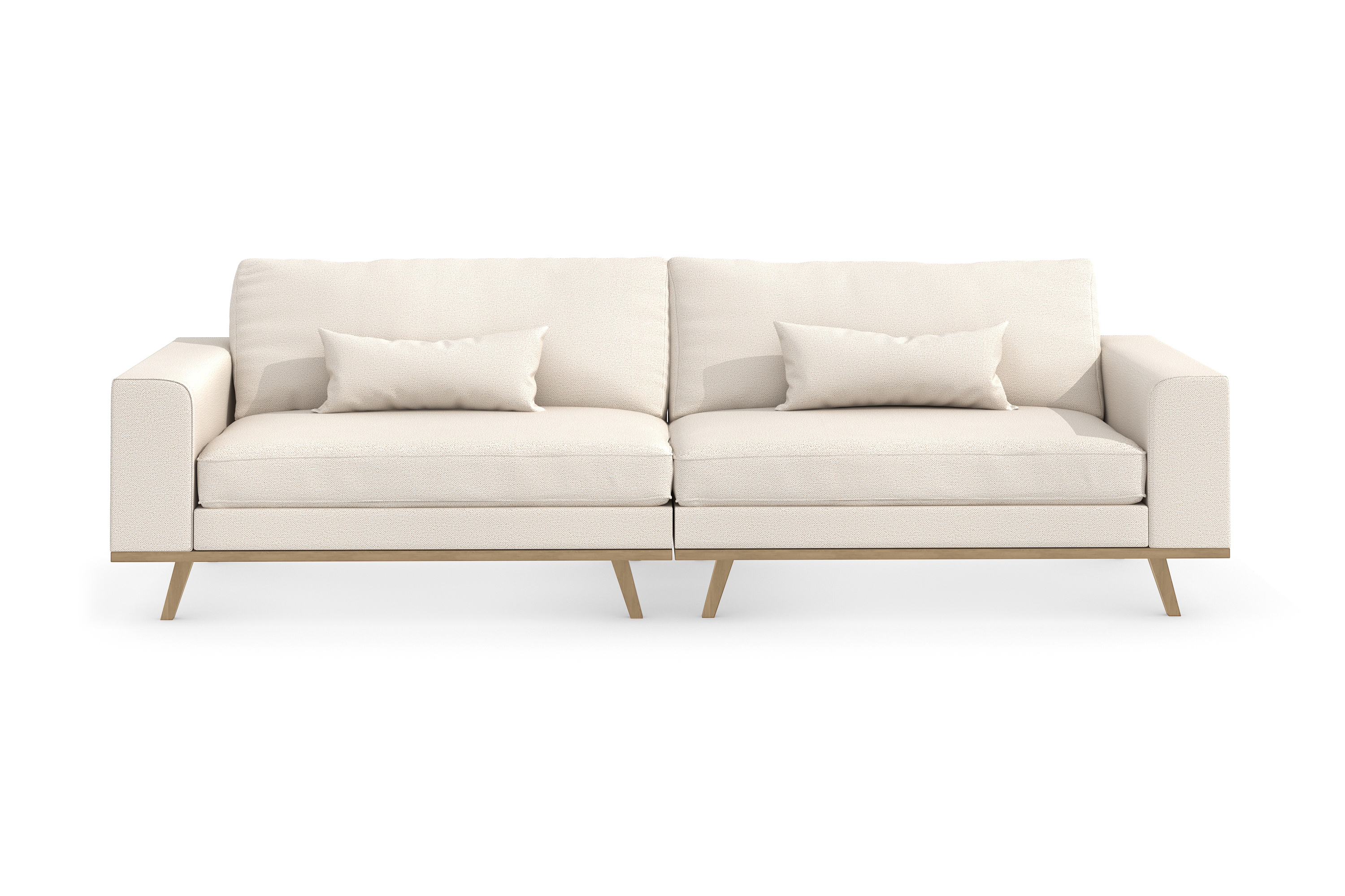 copenhagen 4-sits tygsoffa - beige