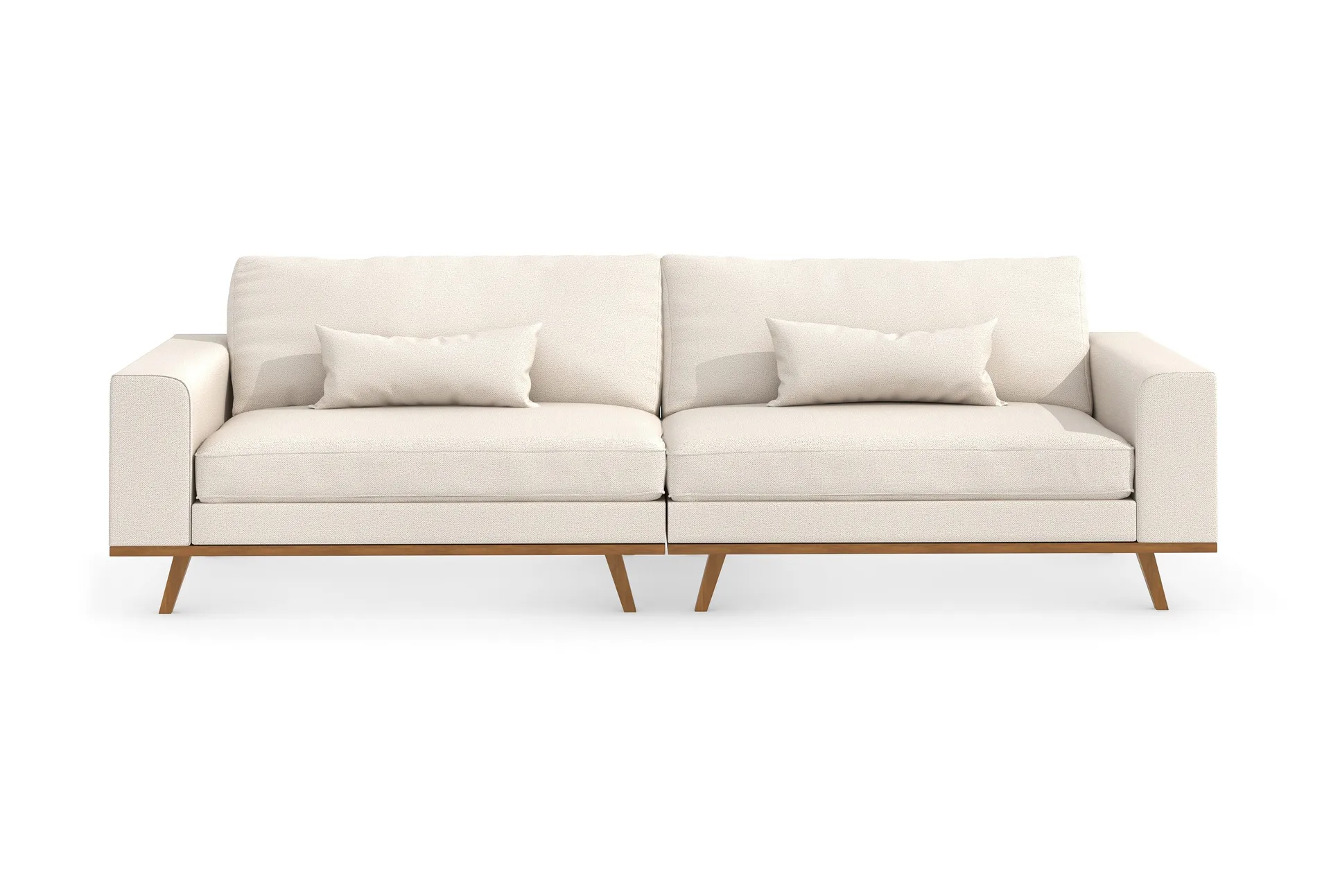 copenhagen 4-sits tygsoffa - beige
