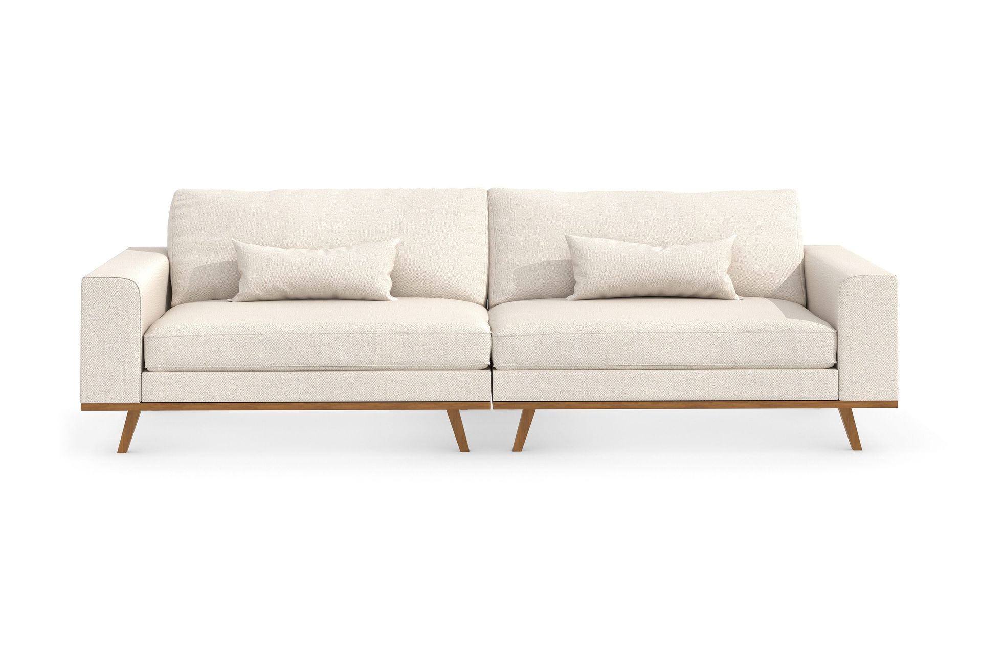 copenhagen 4-sits tygsoffa - beige