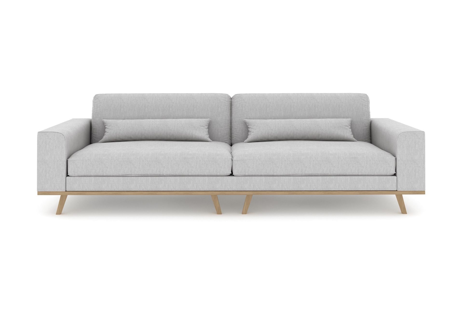 copenhagen 4-sits tygsoffa - grå