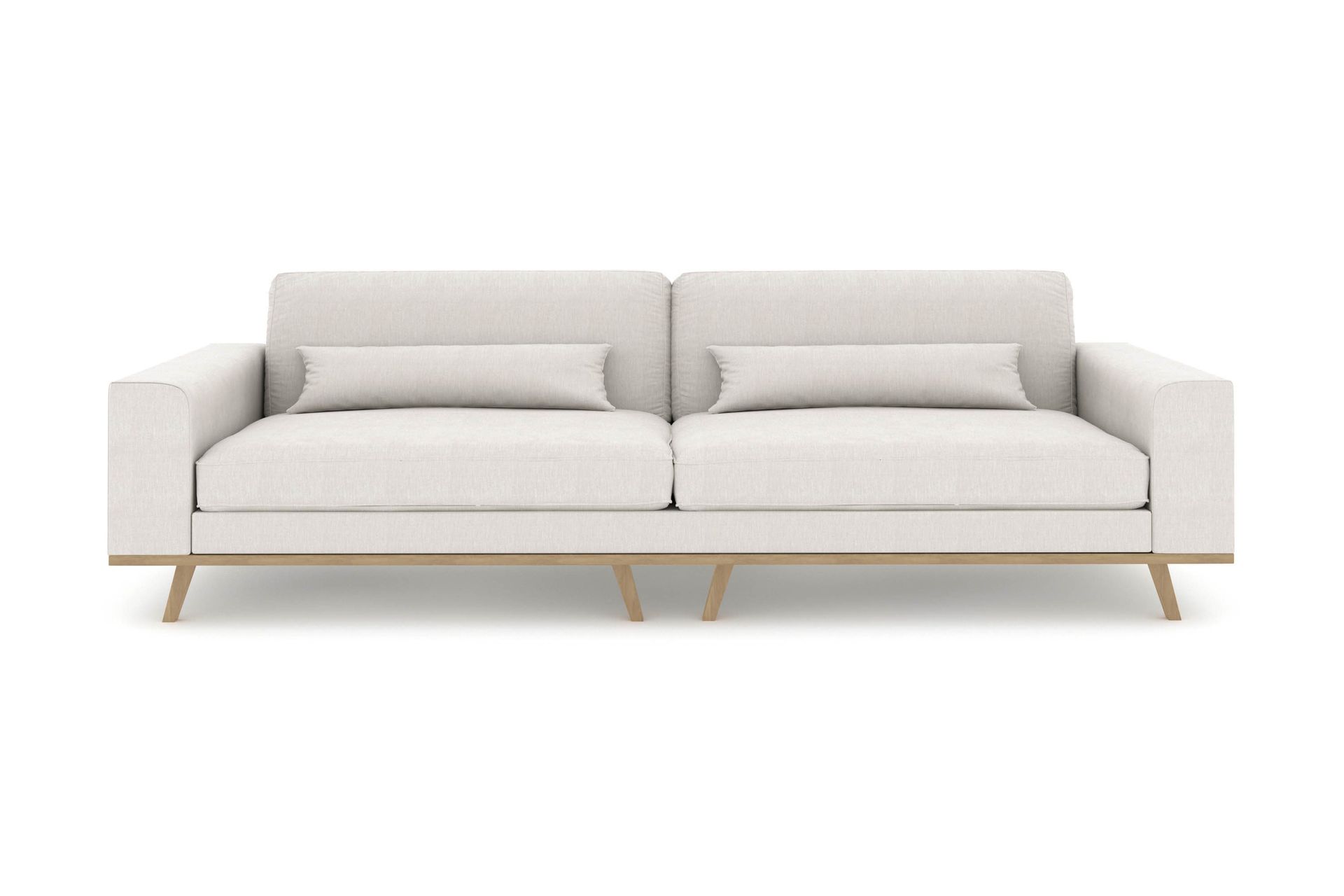 copenhagen 4-sits tygsoffa - ljusgrå