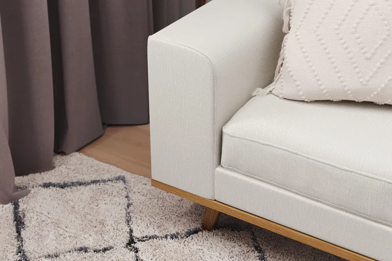 Copenhagen 4-sits Tygsoffa - Ljusgrå - Möbler - Vardagsrum - Soffor - 4-sits soffor