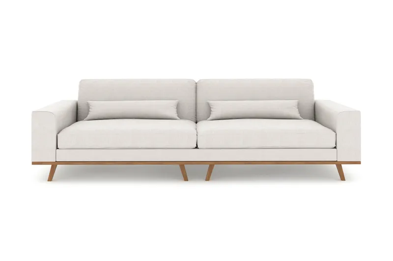 Copenhagen 4-sits Tygsoffa - Ljusgrå - Möbler - Vardagsrum - Soffor - 4-sits soffor