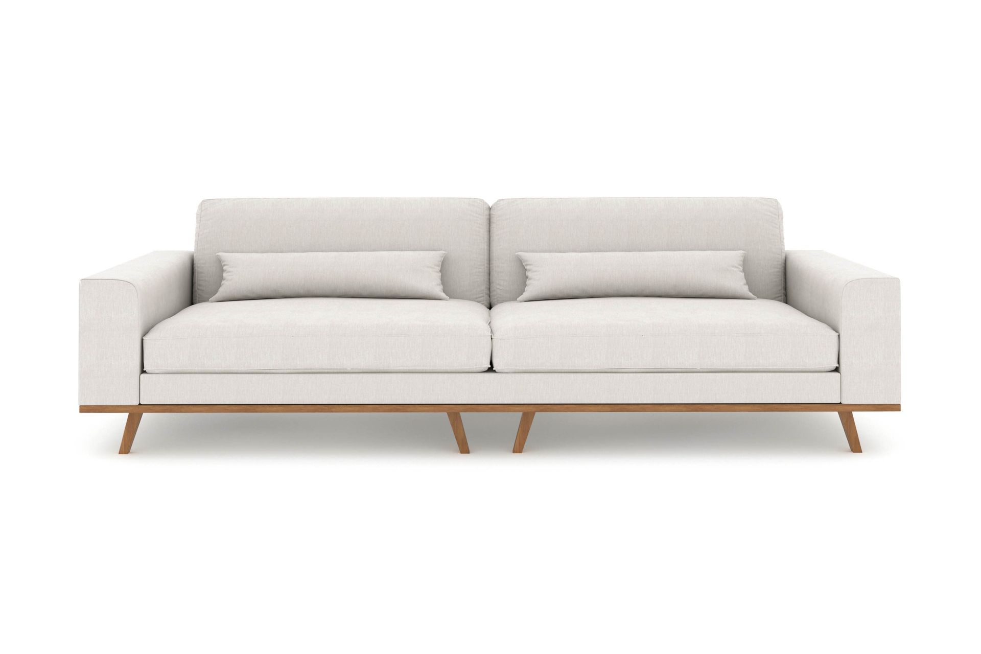 copenhagen 4-sits tygsoffa - ljusgrå