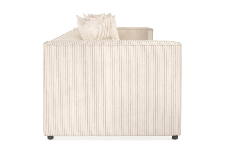 Cubo 4-sits Djup Modulsoffa i Manchester - Beige - Möbler - Vardagsrum - Soffor - 4-sits soffor