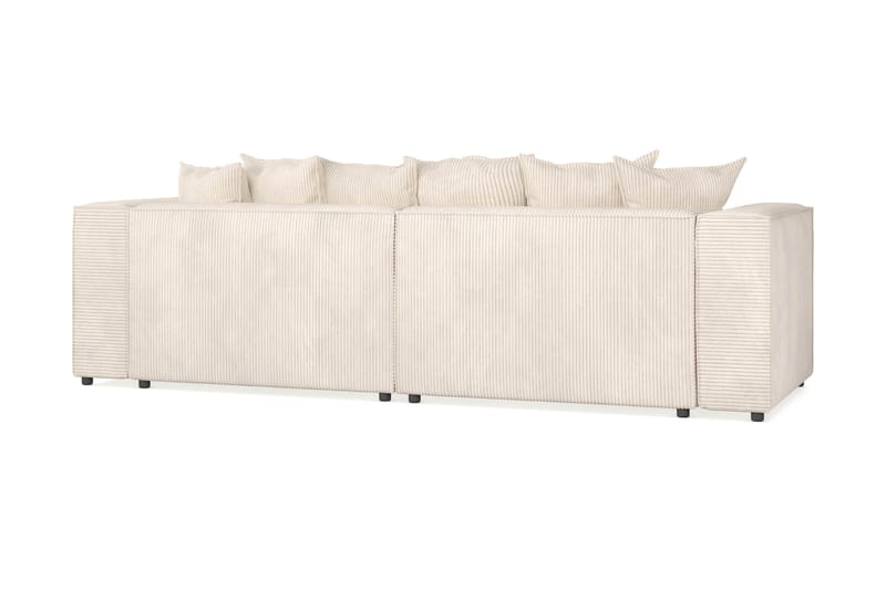 Cubo 4-sits Djup Modulsoffa i Manchester - Beige - Möbler - Vardagsrum - Soffor - 4-sits soffor