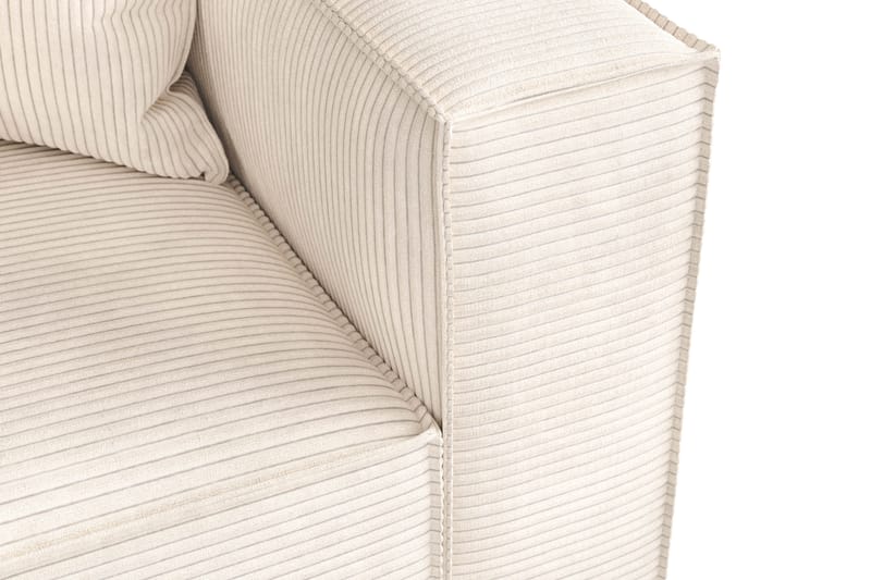 Cubo 4-sits Djup Modulsoffa i Manchester - Beige - Möbler - Vardagsrum - Soffor - 4-sits soffor