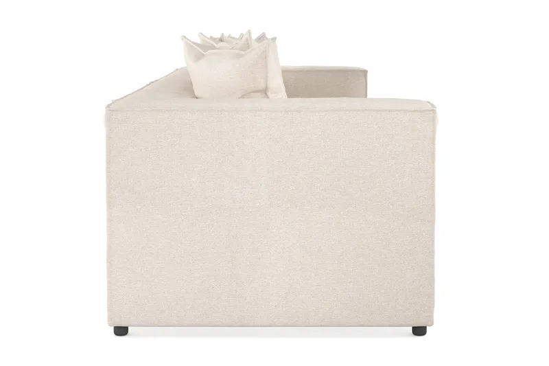 Cubo 4-sits Djup Modulsoffa i Tyg - Beige - Möbler - Vardagsrum - Soffor - 4-sits soffor