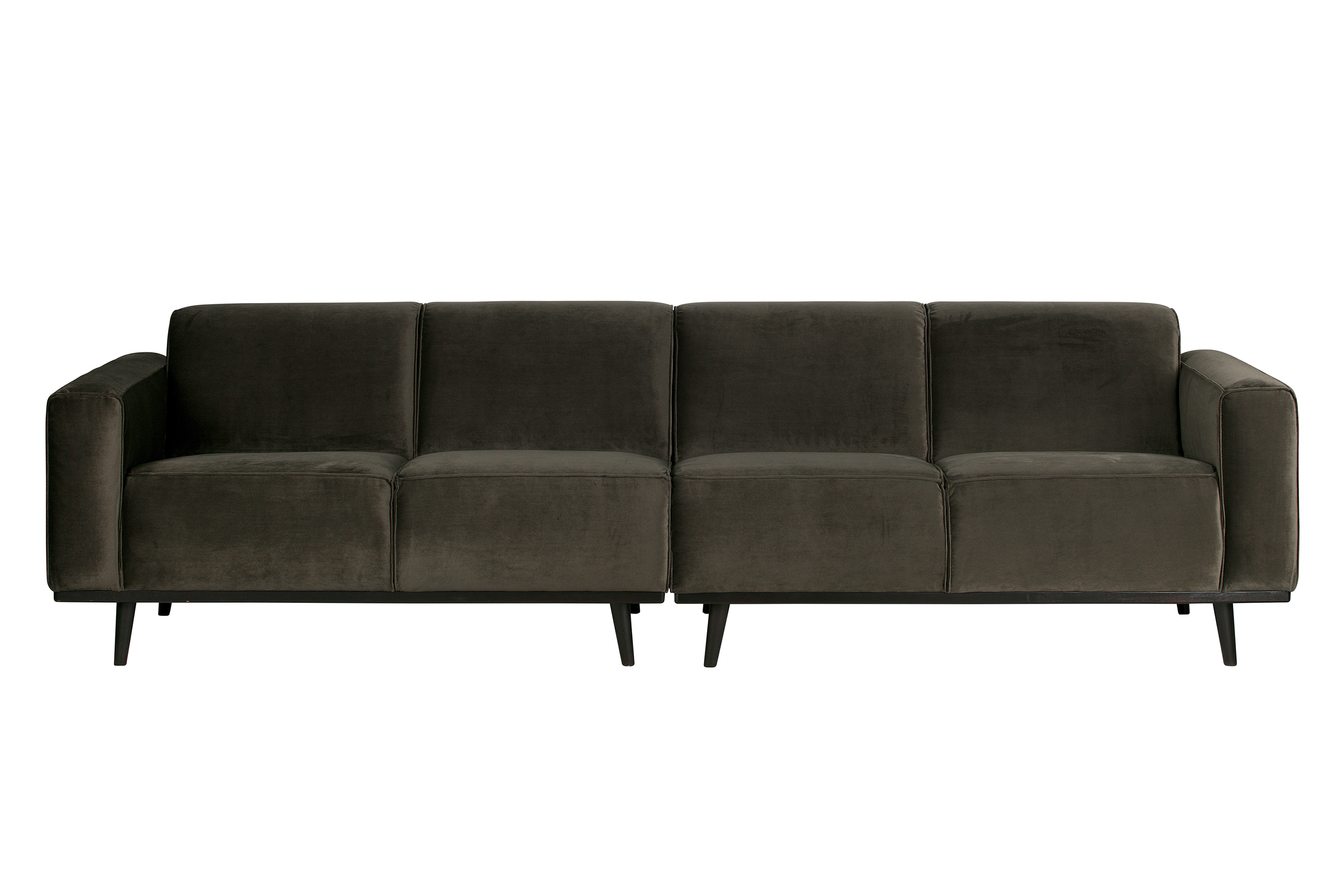 estado 4-sits sammetssoffa grön -