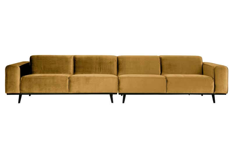 ESTADO 4-sits Sammetssoffa Large Honungsgul - Möbler - Vardagsrum - Soffor - 4-sits soffor