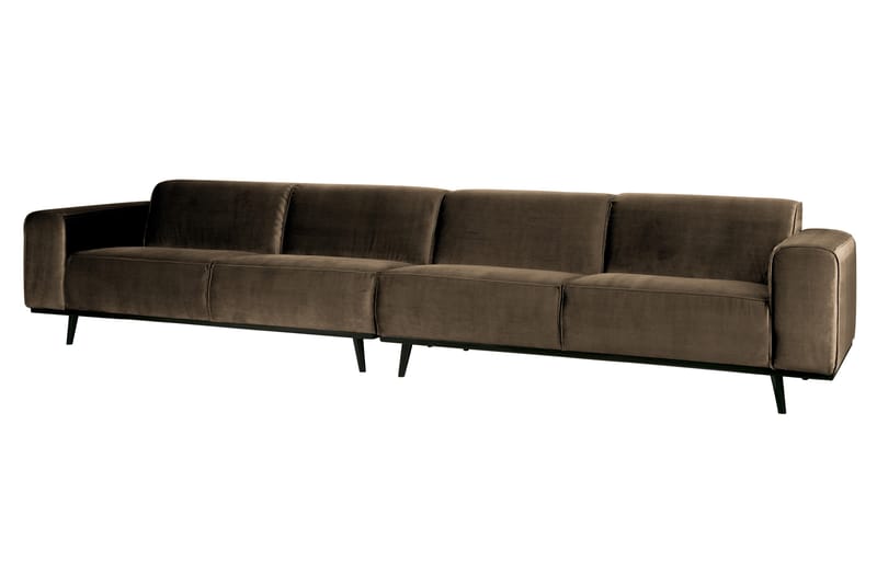 ESTADO 4-sits Sammetssoffa Large Taupe - Möbler - Vardagsrum - Soffor - 4-sits soffor