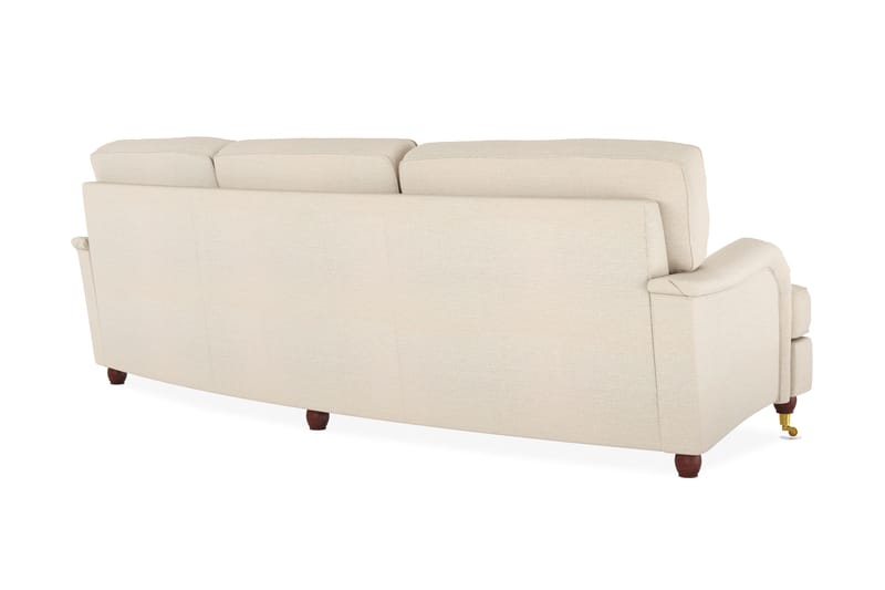 Howard Lyx 4-sits Svängd Tygsoffa - Beige - Möbler - Vardagsrum - Soffor - 4-sits soffor
