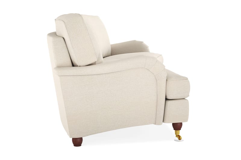 Howard Lyx 4-sits Svängd Tygsoffa - Beige - Möbler - Vardagsrum - Soffor - 4-sits soffor