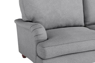 Howard Lyx 4-sits Svängd Tygsoffa - Ljusgrå - Möbler - Vardagsrum - Soffor - 4-sits soffor