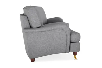Howard Lyx 4-sits Svängd Tygsoffa - Ljusgrå - Möbler - Vardagsrum - Soffor - 4-sits soffor